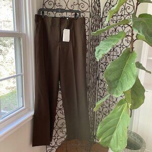 Theory BRAND NEW Brown Wool Slacks